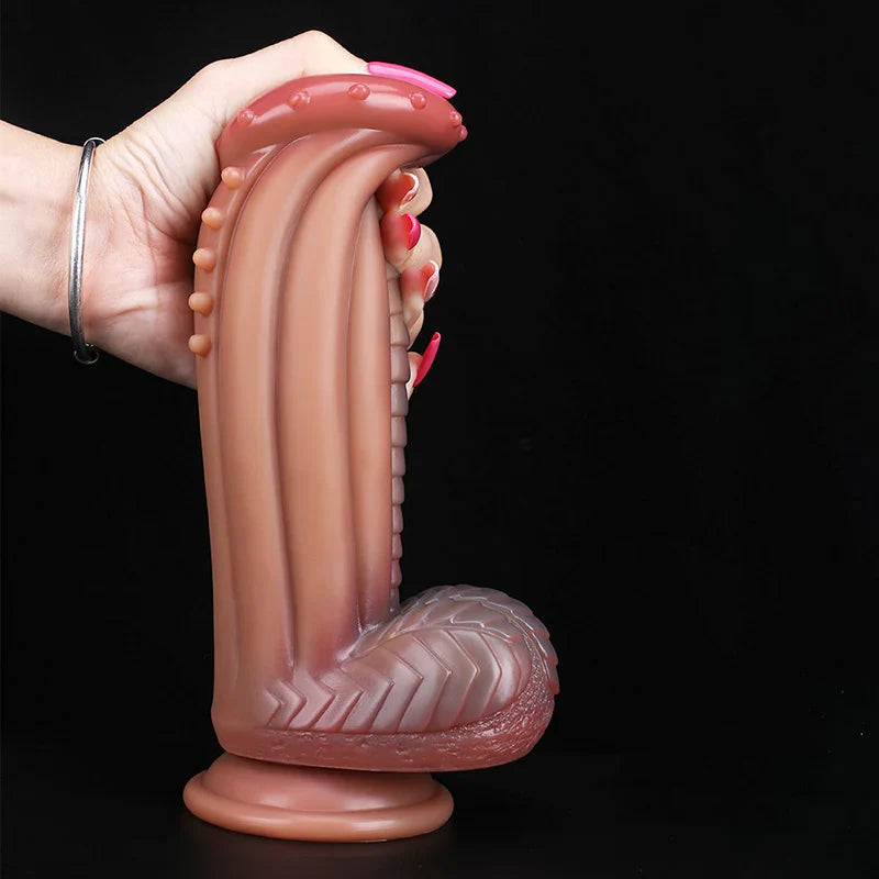 8.27 Inch Large Alien Silicone Monster Dildo – Fantasy-Inspired Design