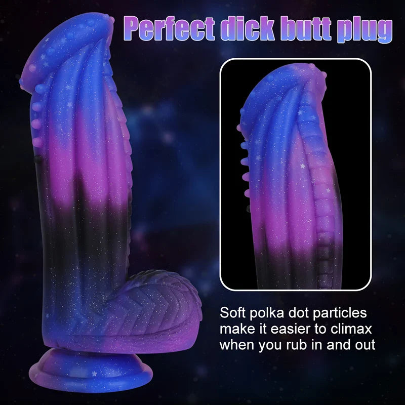 8.27 Inch Large Alien Silicone Monster Dildo – Fantasy-Inspired Design