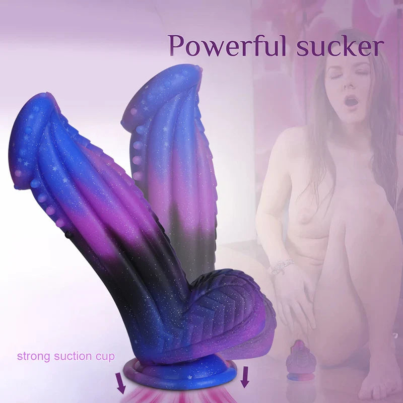 8.27 Inch Large Alien Silicone Monster Dildo – Fantasy-Inspired Design