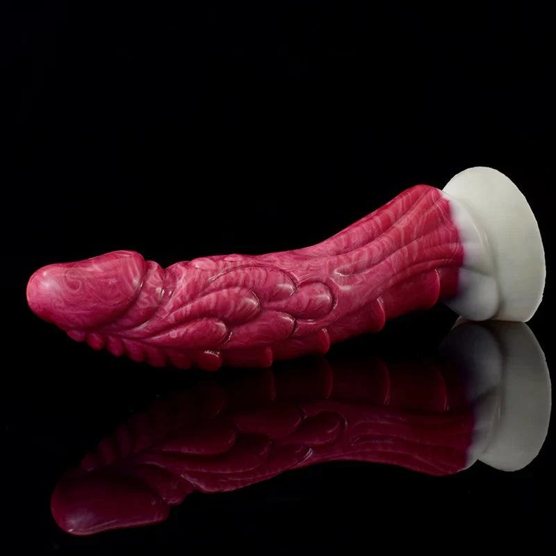 8.34 Inch Lifelike Pointed Silicone Dragon Dildo – Fantasy Adult Toy