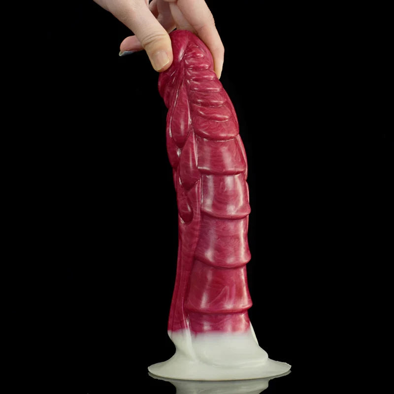 8.34 Inch Lifelike Pointed Silicone Dragon Dildo – Fantasy Adult Toy