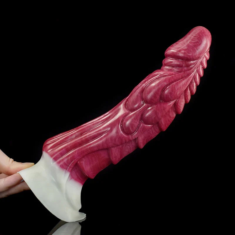 8.34 Inch Lifelike Pointed Silicone Dragon Dildo – Fantasy Adult Toy