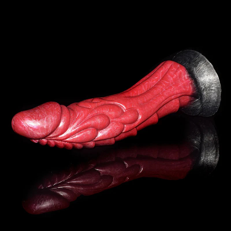 8.34 Inch Lifelike Pointed Silicone Dragon Dildo – Fantasy Adult Toy