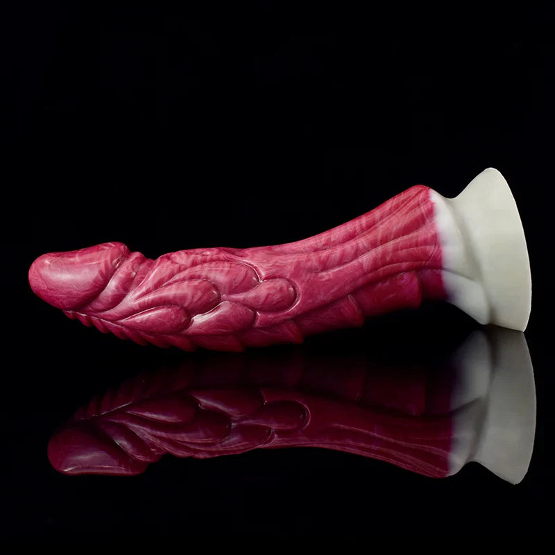 8.34 Inch Lifelike Pointed Silicone Dragon Dildo – Fantasy Adult Toy