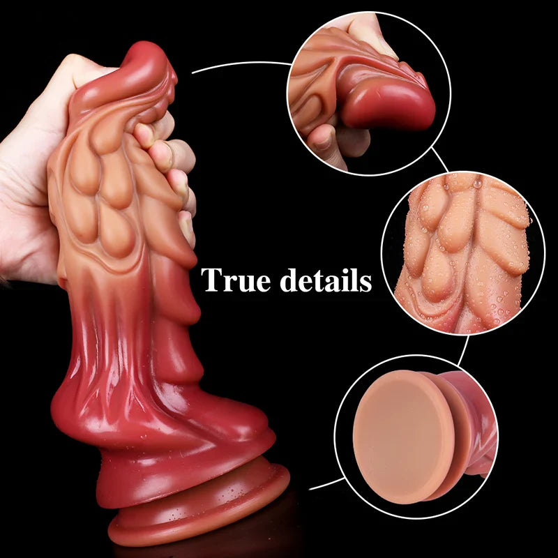 9.05 Inch Lifelike Fantasy Dragon Dildo – Silicone Fantasy Design
