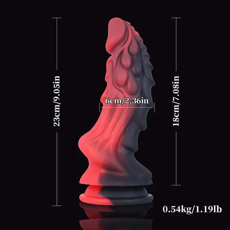 9.05 Inch Lifelike Fantasy Dragon Dildo – Silicone Fantasy Design