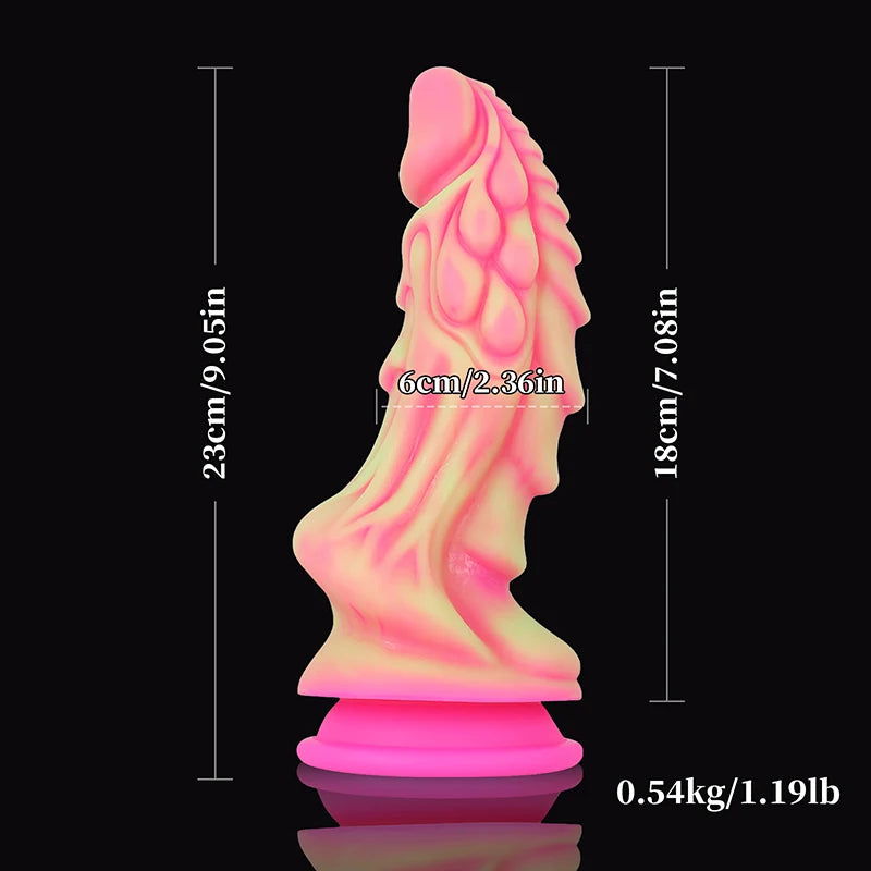 9.05 Inch Lifelike Fantasy Dragon Dildo – Silicone Fantasy Design