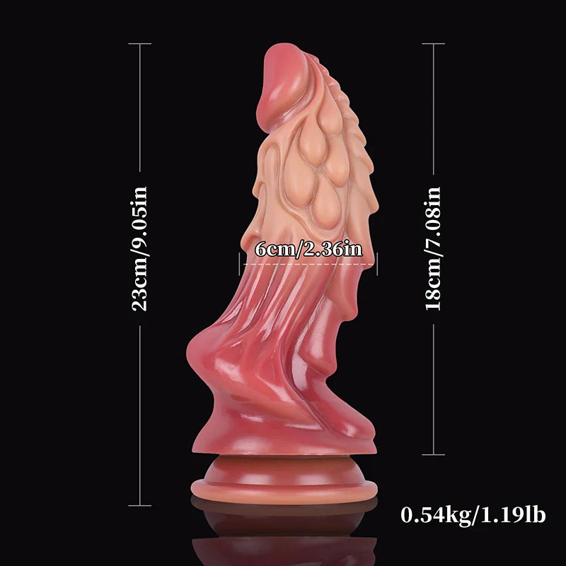 9.05 Inch Lifelike Fantasy Dragon Dildo – Silicone Fantasy Design