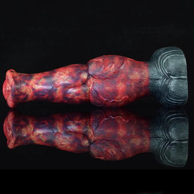 9.2-Inch Premium Silicone Dragon Dildo – Realistic Big Knot Design