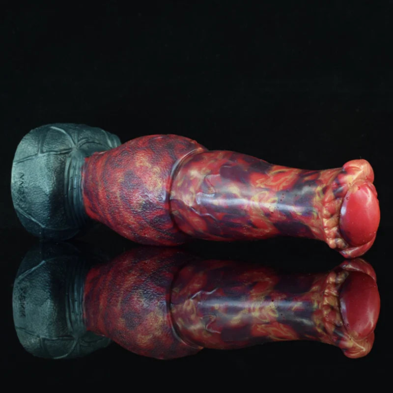 9.2-Inch Premium Silicone Dragon Dildo – Realistic Big Knot Design