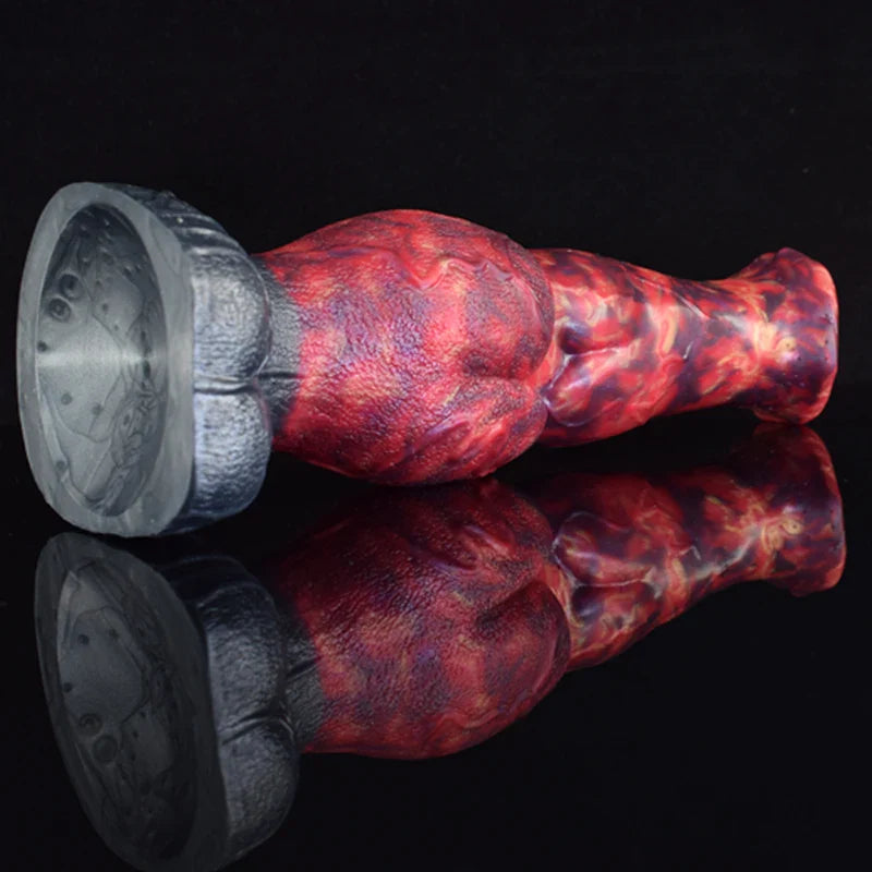 9.2-Inch Premium Silicone Dragon Dildo – Realistic Big Knot Design