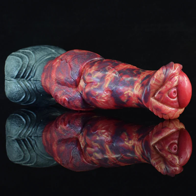 9.2-Inch Premium Silicone Dragon Dildo – Realistic Big Knot Design