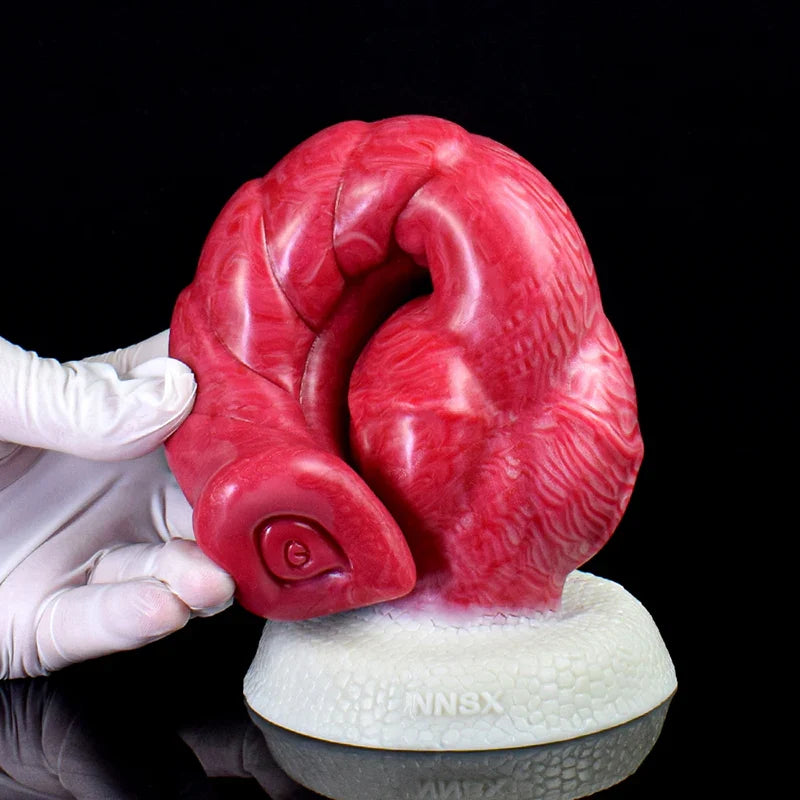 9.4-Inch Premium Wolf Dog Dildo – Lifelike Design with Large Knot