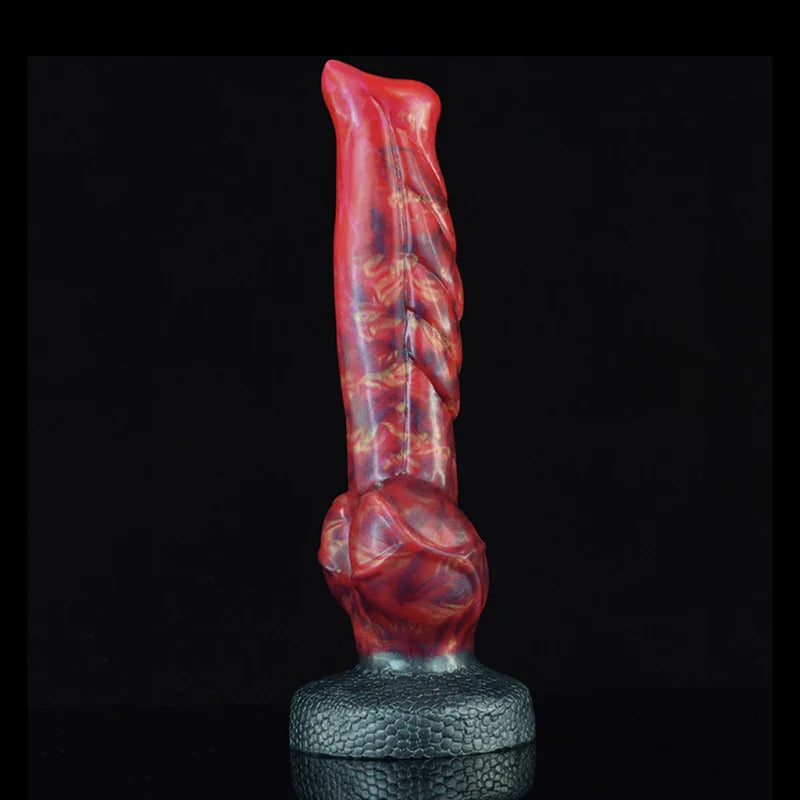 9.4-Inch Premium Wolf Dog Dildo – Lifelike Design with Large Knot