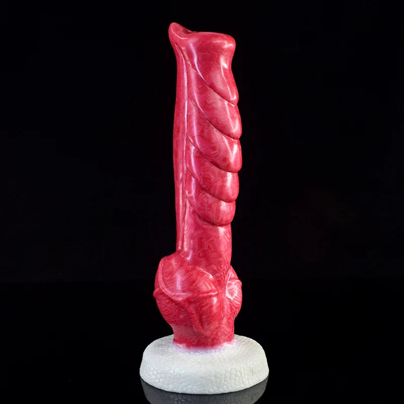 9.4-Inch Premium Wolf Dog Dildo – Lifelike Design with Large Knot