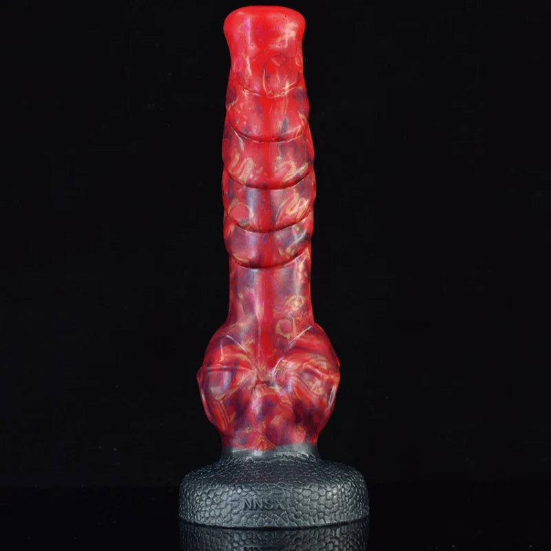 9.4-Inch Premium Wolf Dog Dildo – Lifelike Design with Large Knot