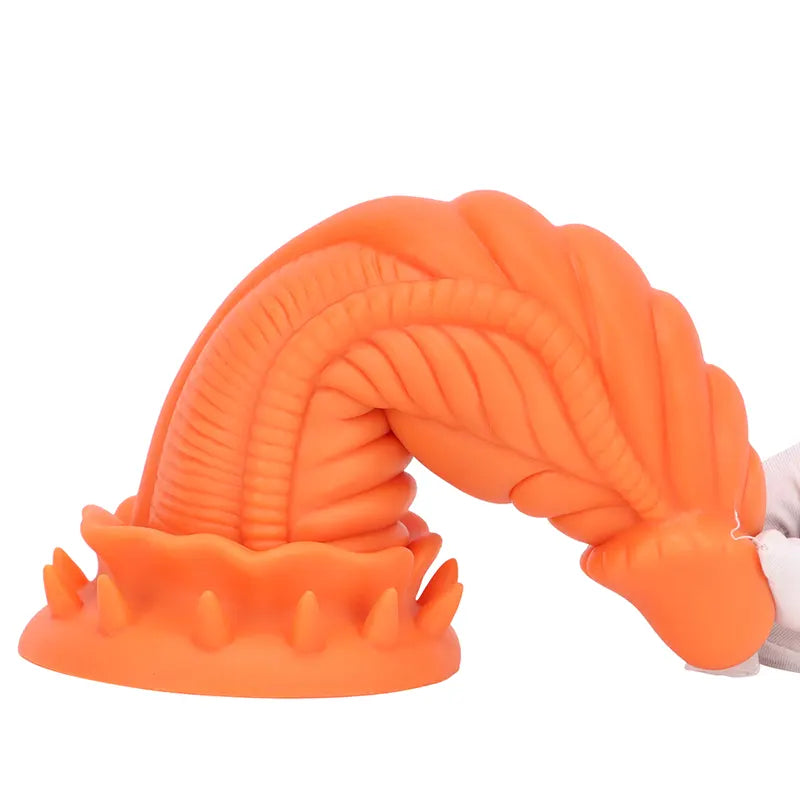 9.84 Inch Ultra Chubby Silicone Dragon Dildo – Fantasy Adult Toy