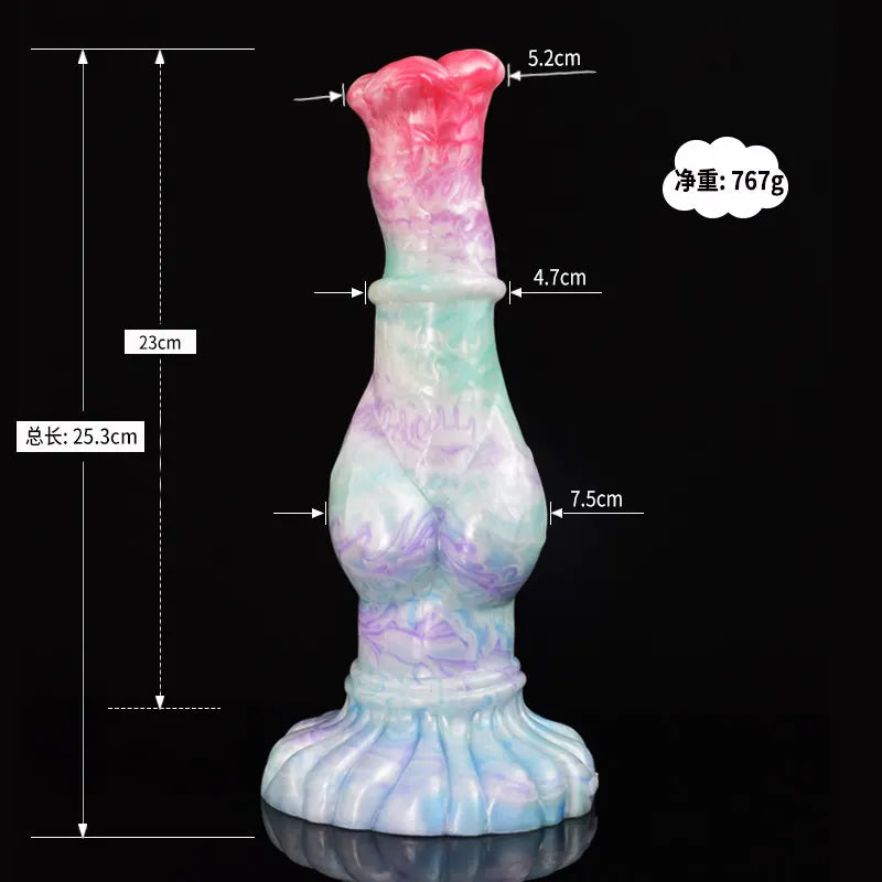9.96-Inch Premium Super Soft Silicone Horse Dildo – Lifelike Design