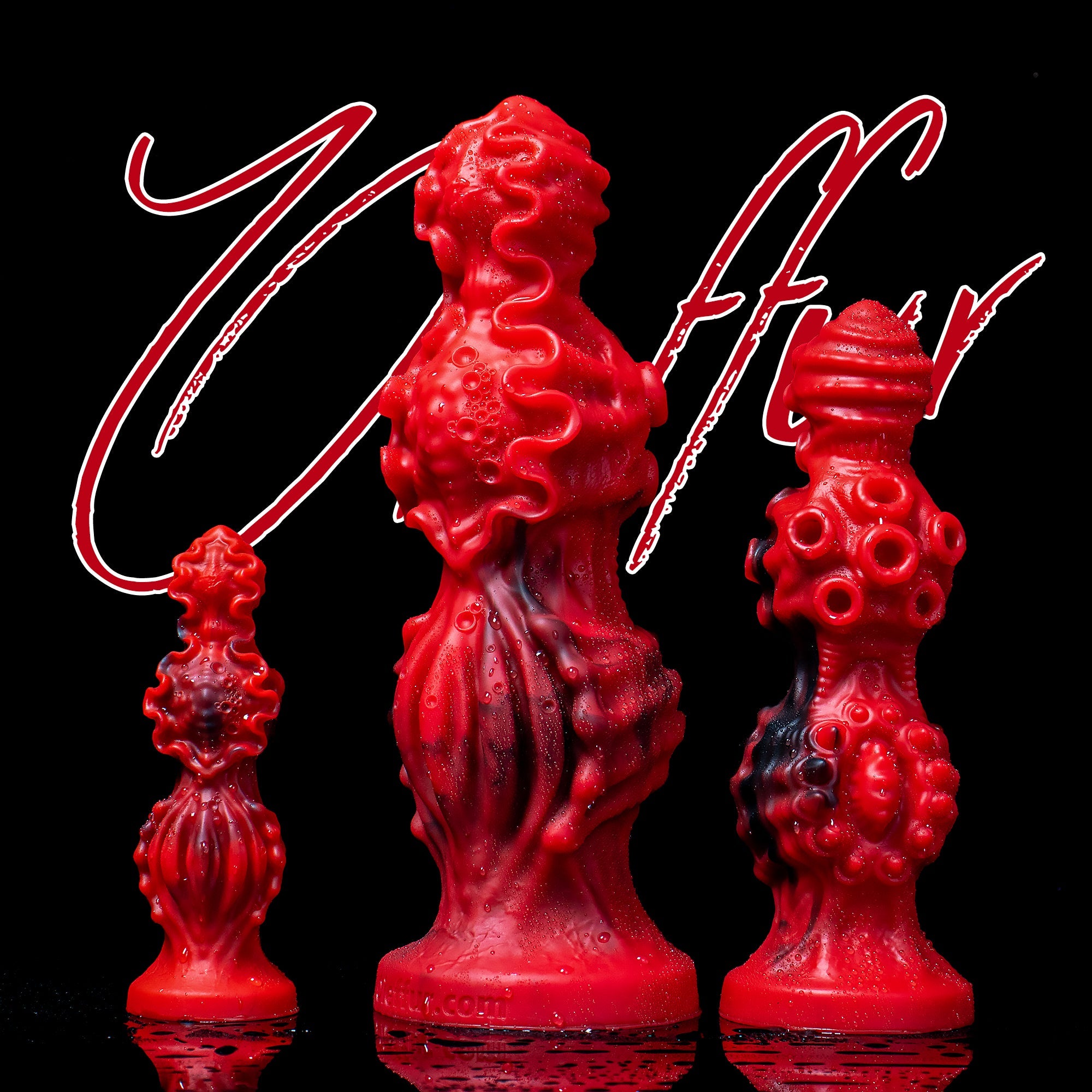 Abyssal Depths Premium Beaded Dildo – Medical-Grade Silicone