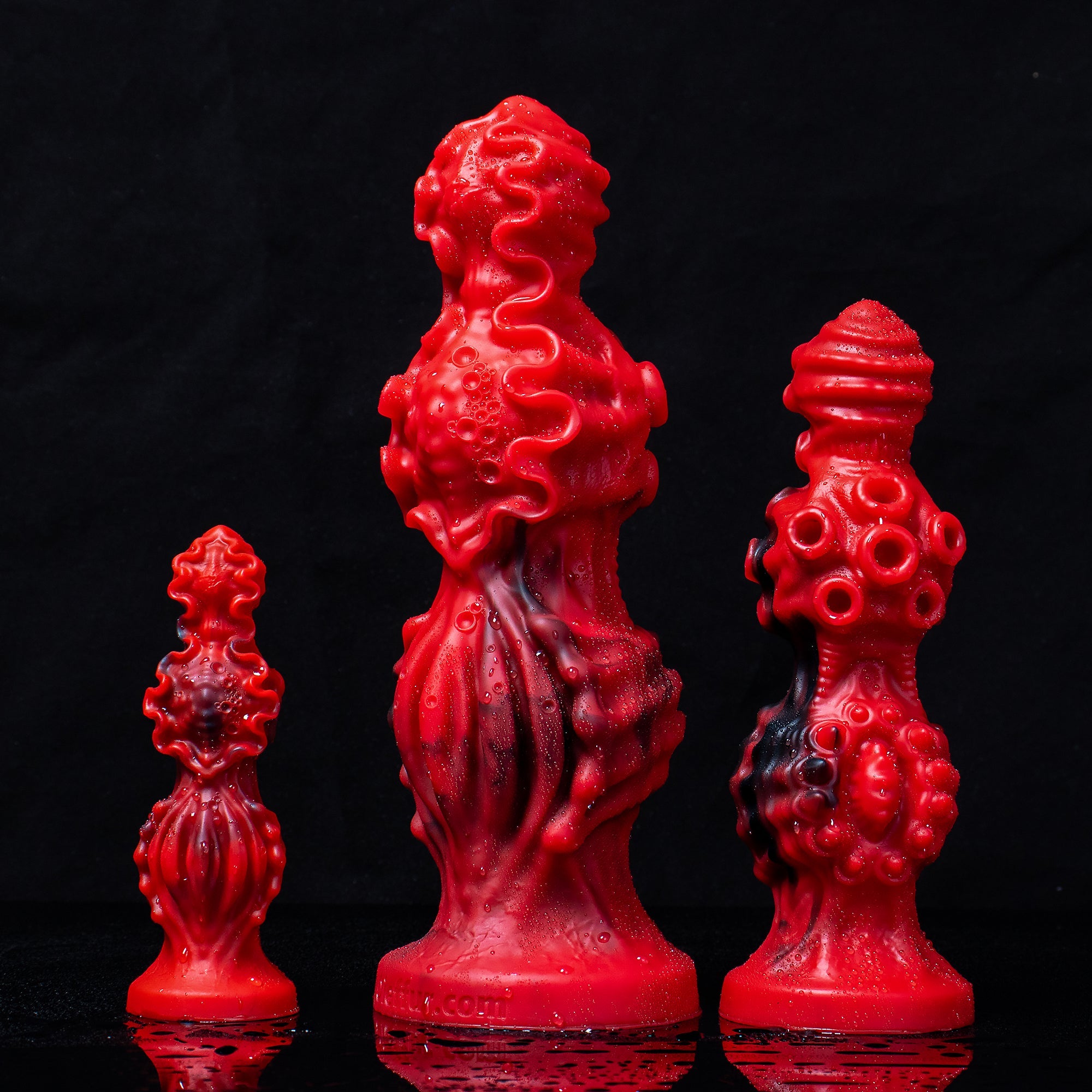 Abyssal Depths Premium Beaded Dildo – Medical-Grade Silicone