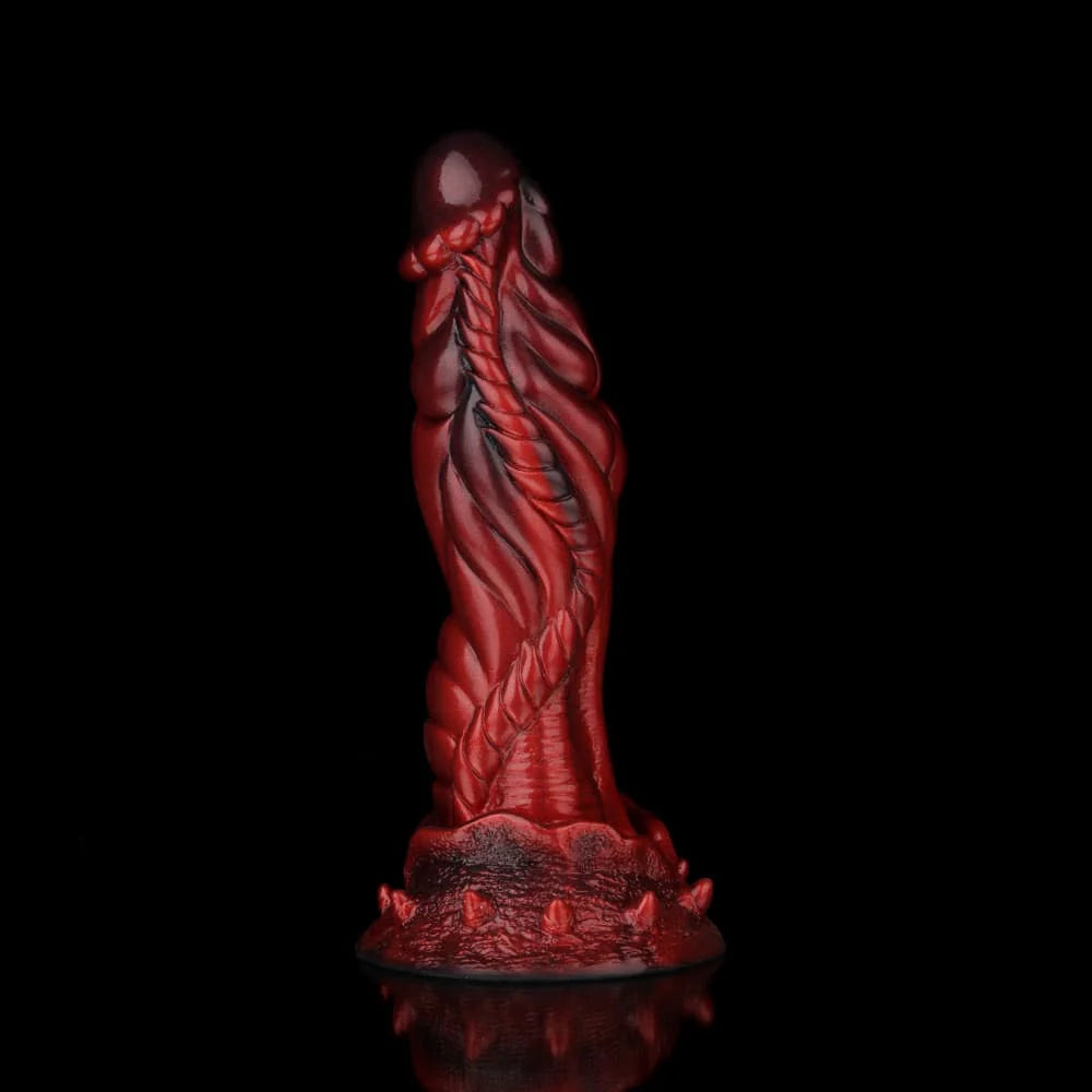 Alien Crimson Fantasy Dildo – Sci-Fi Inspired Fantasy Adult Silicone Toy