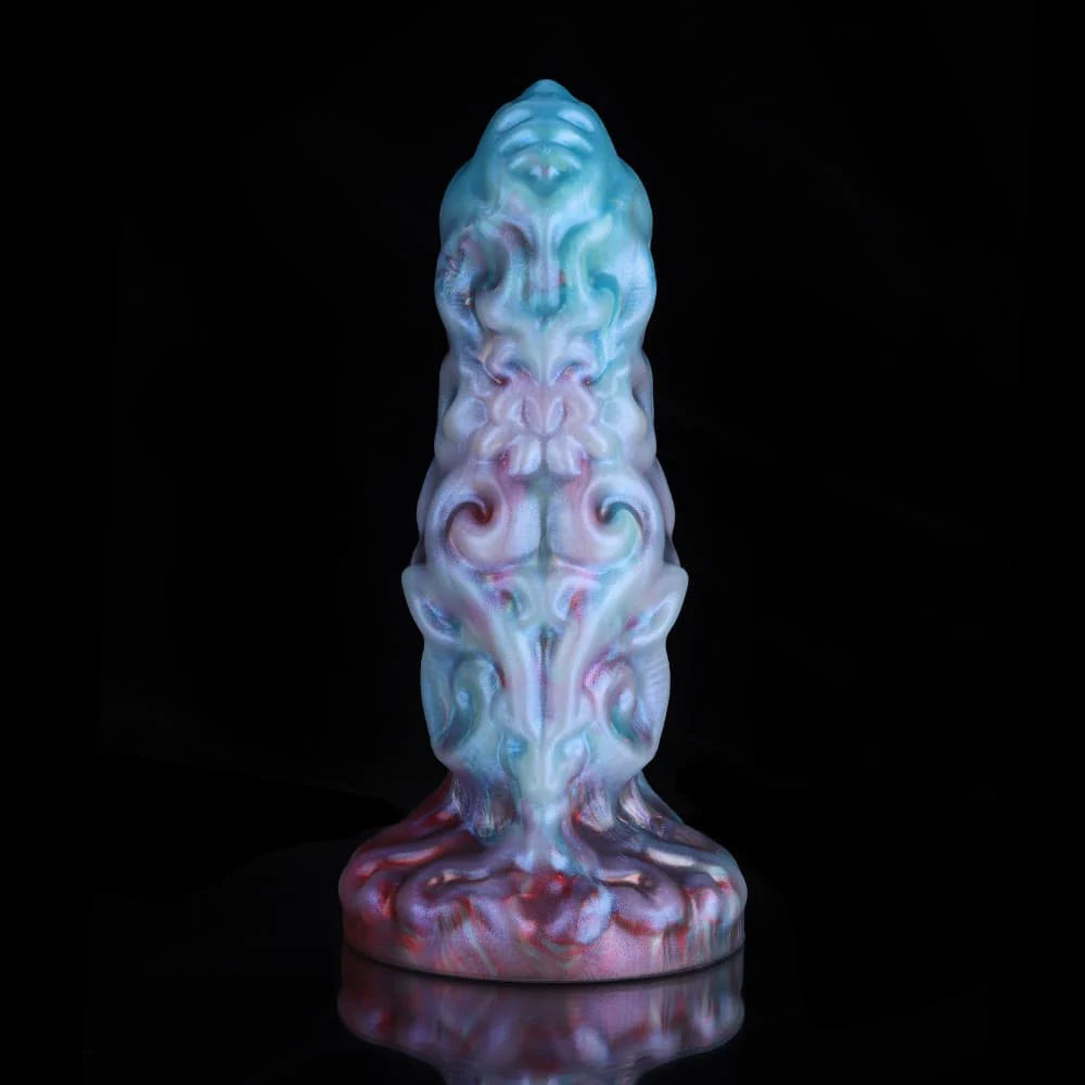 Aries Blue Purple Gradient Dildo – Fantasy Silicone Adult Toy