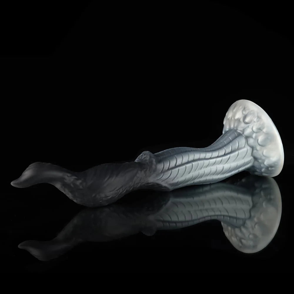 Black White Knot Dildo – Fantasy Animal Monster Dildo Design