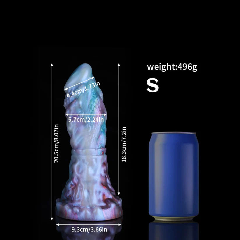 Capricorn Blue Purple Gradient Dildo – Premium Fantasy Silicone Toy