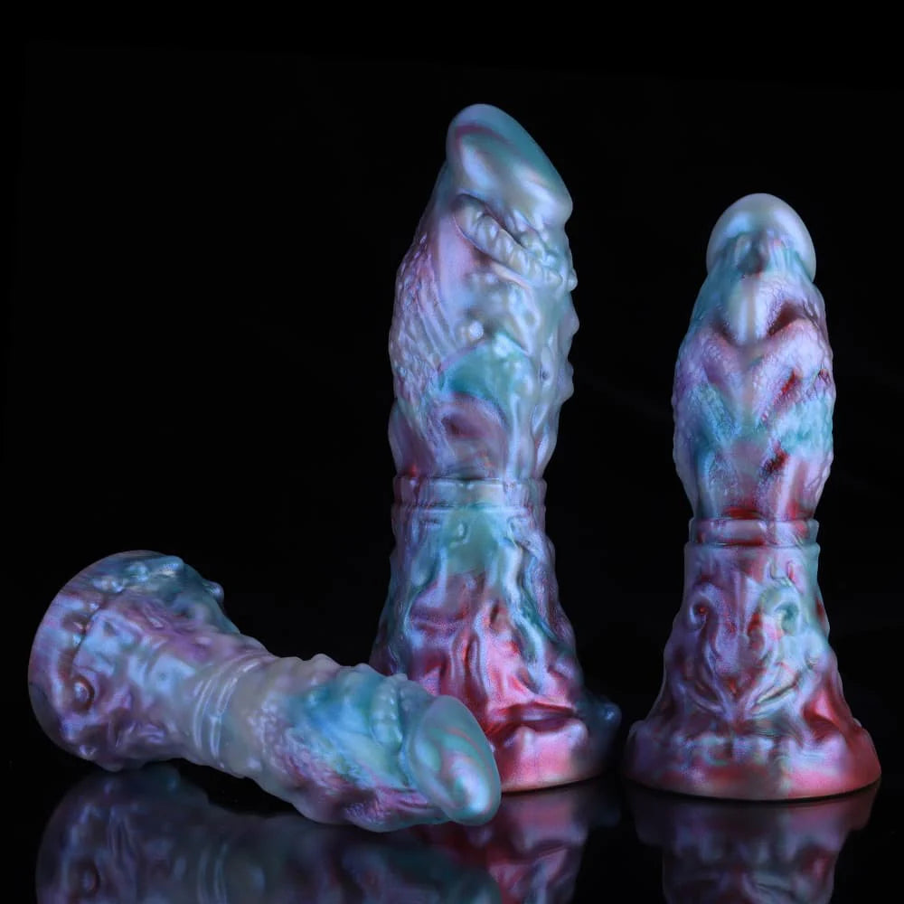 Capricorn Blue Purple Gradient Dildo – Premium Fantasy Silicone Toy
