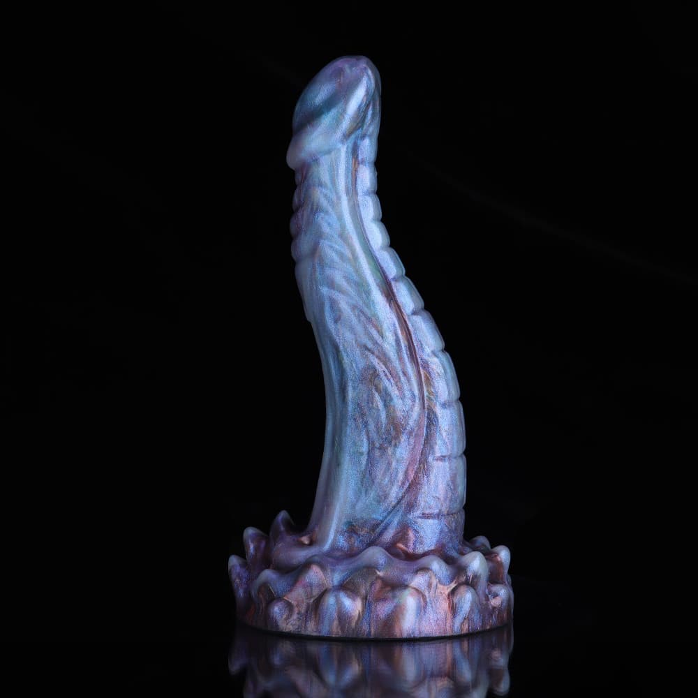 Cobra Blue Purple Gradient Fantasy Dildo – Premium Silicone Toy
