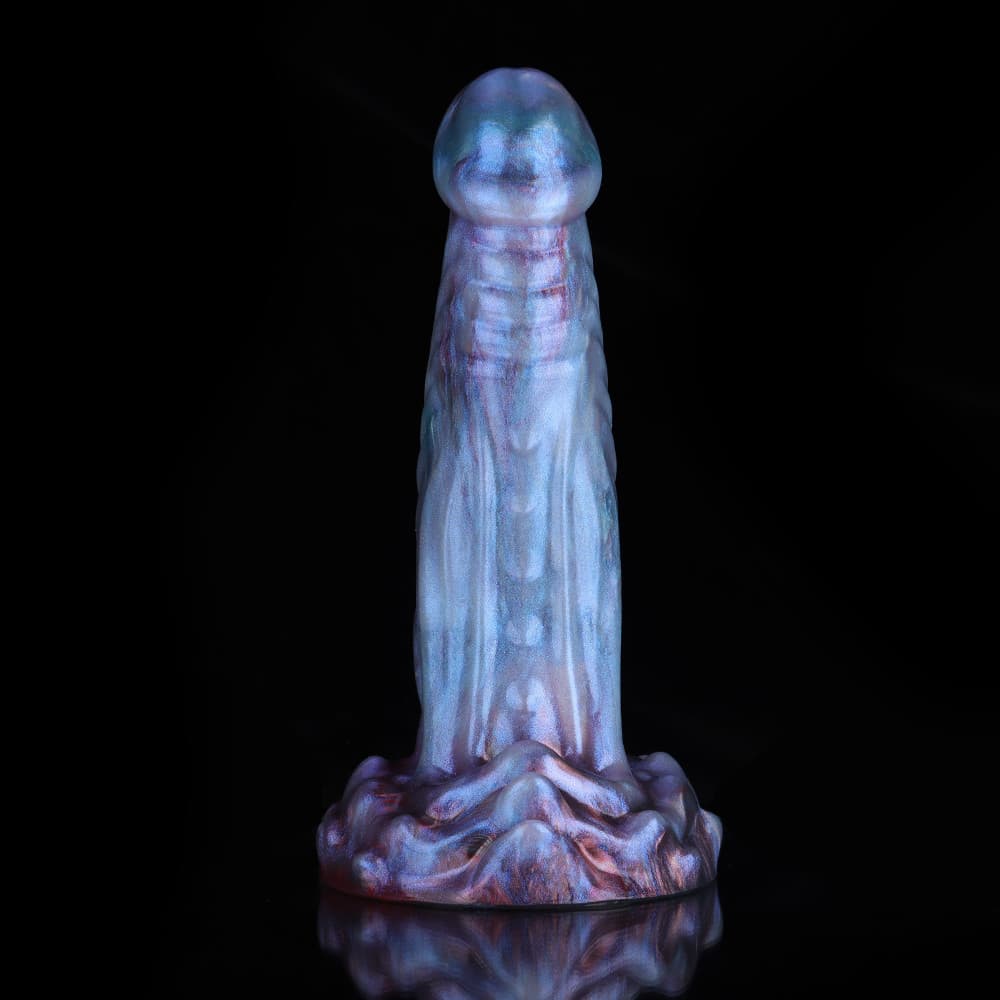 Cobra Blue Purple Gradient Fantasy Dildo – Premium Silicone Toy