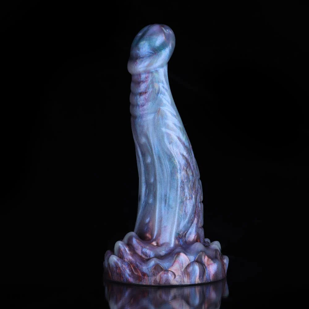 Cobra Blue Purple Gradient Fantasy Dildo – Premium Silicone Toy