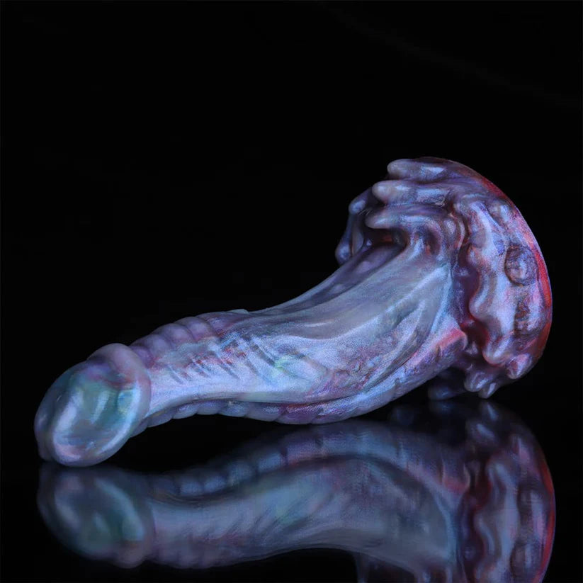 Cobra Blue Purple Gradient Fantasy Dildo – Premium Silicone Toy
