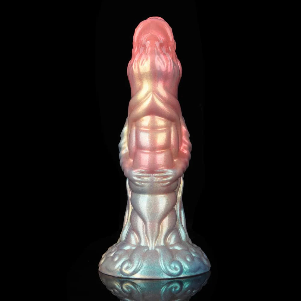 Colorful Dinosaur Inflatable Ovipositor Dildo – Fantasy Roleplay Air Pump Egg-Laying Toy(5 Eggs)