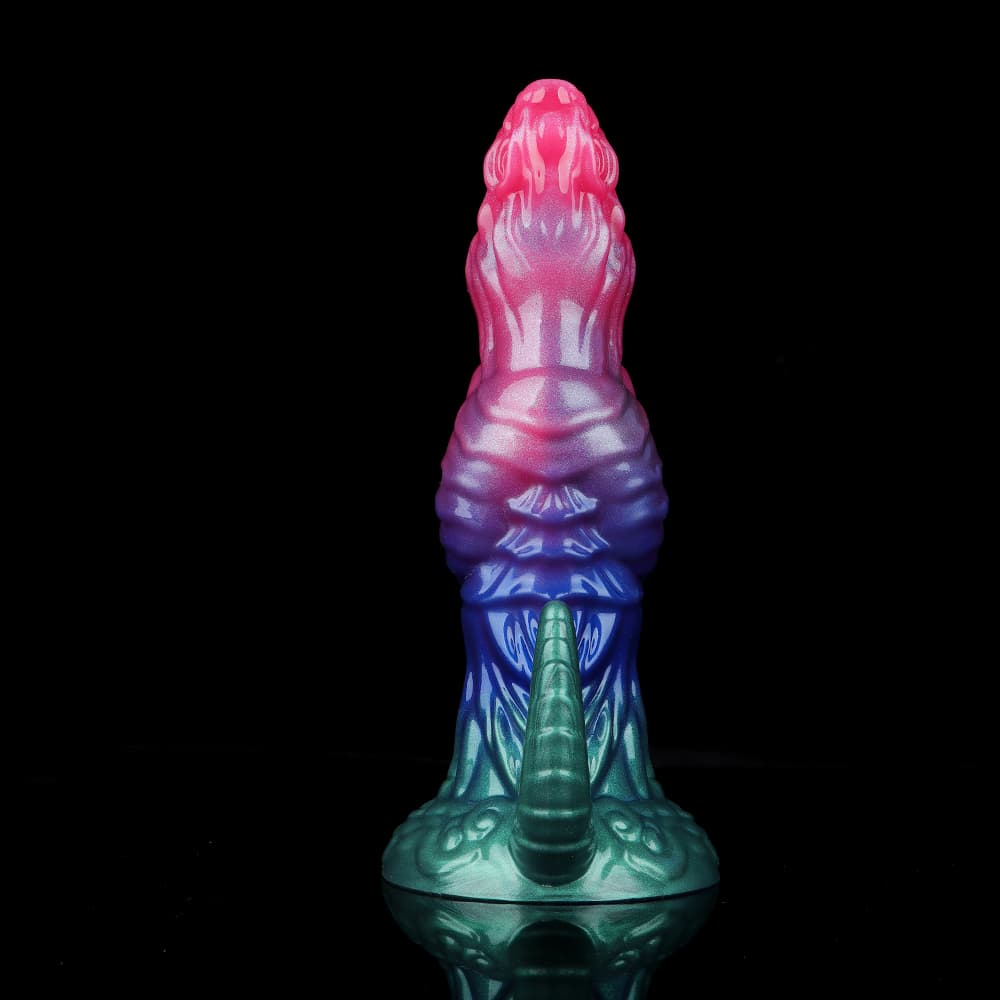 Dinosaur Inflatable Ovipositor Dildo – Fantasy Roleplay Air Pump Egg-Laying Toy(4Eggs）