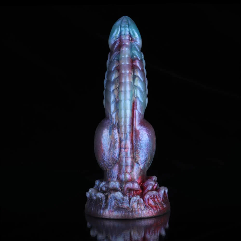 Dog Blue Purple Gradient Fantasy Dildo – Premium Silicone Toy
