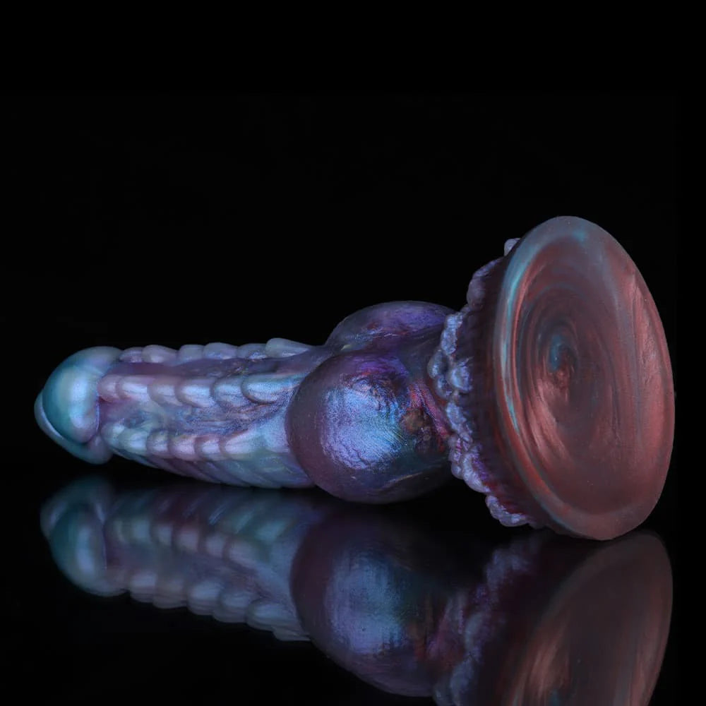 Dog Blue Purple Gradient Fantasy Dildo – Premium Silicone Toy