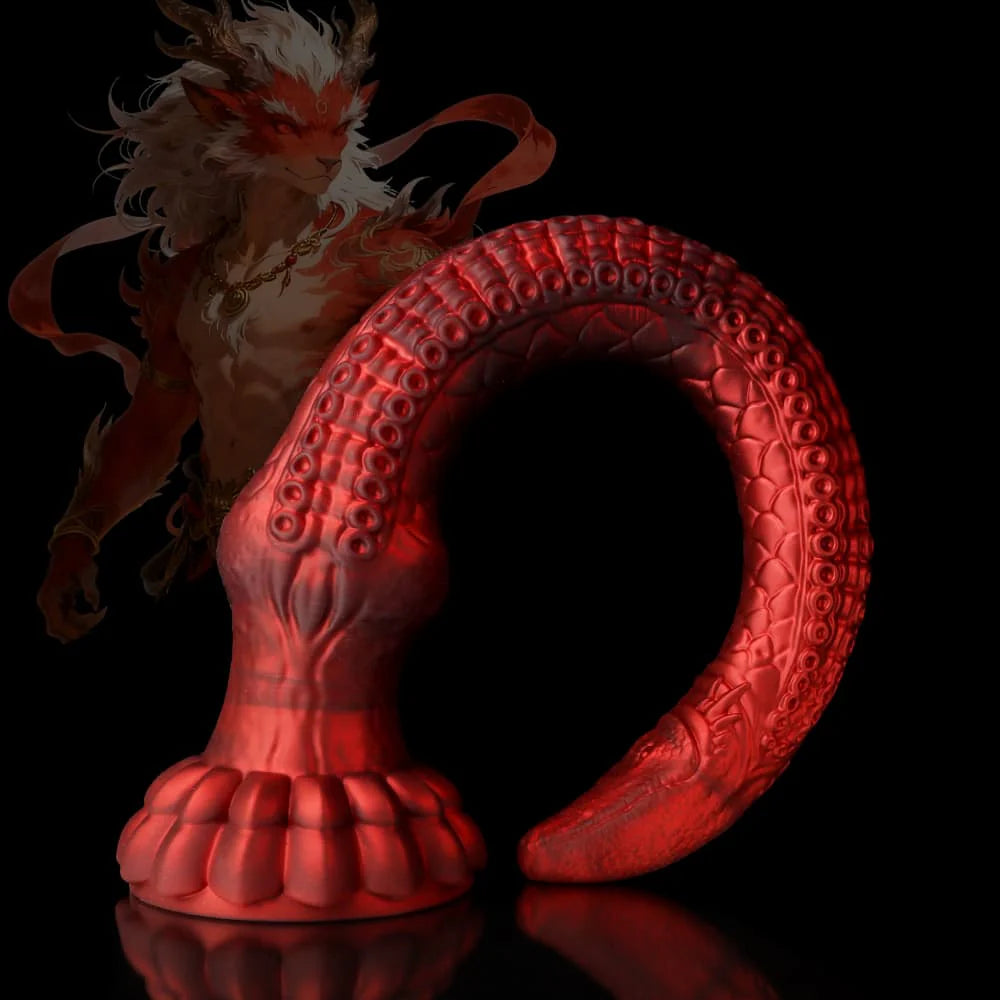 Eel Crimson Tentacle Dildo – Realistic Fantasy Design