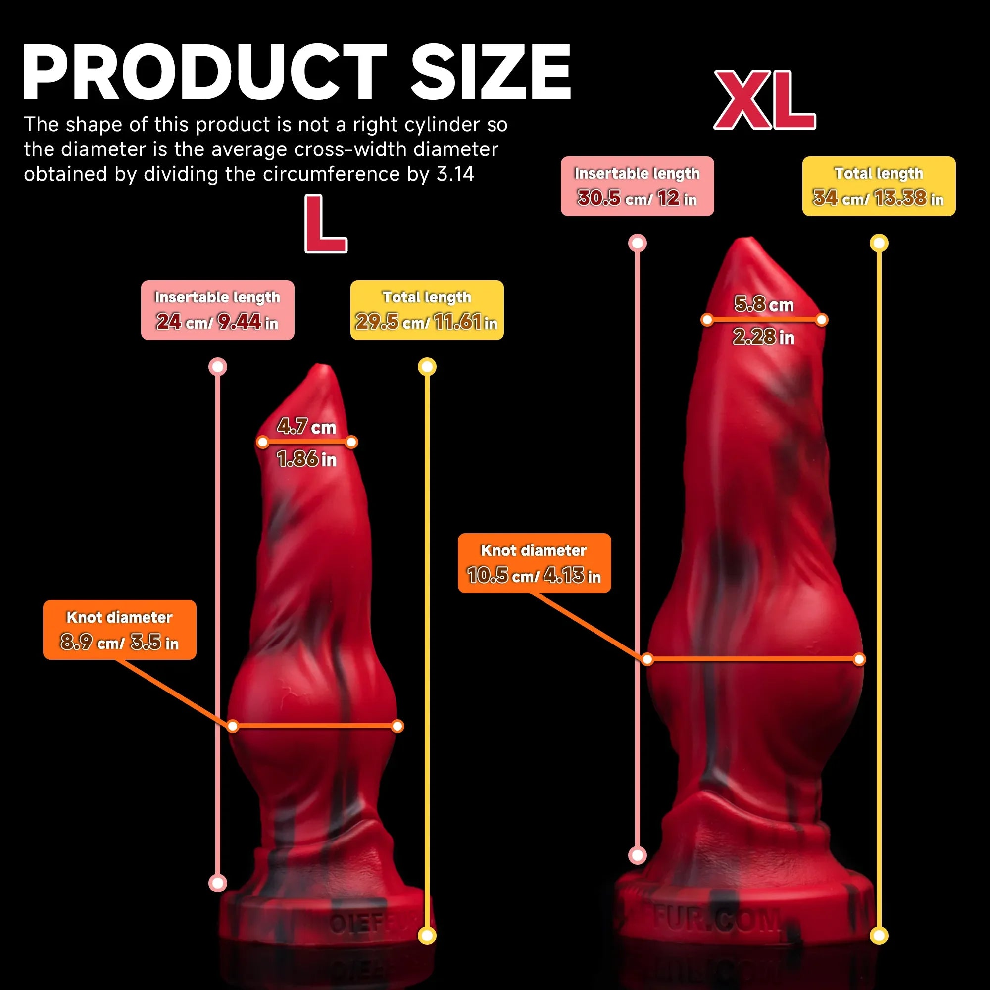 Firewolf Premium Silicone Dildo with Realistic Wolf & Dog Details