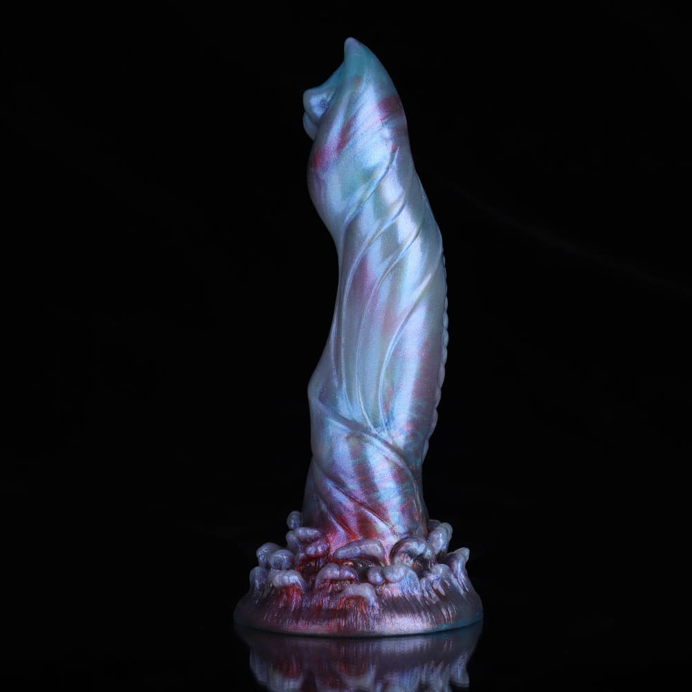 Gun Tip Blue Purple Gradient Dildo – Premium Silicone Fantasy Toy