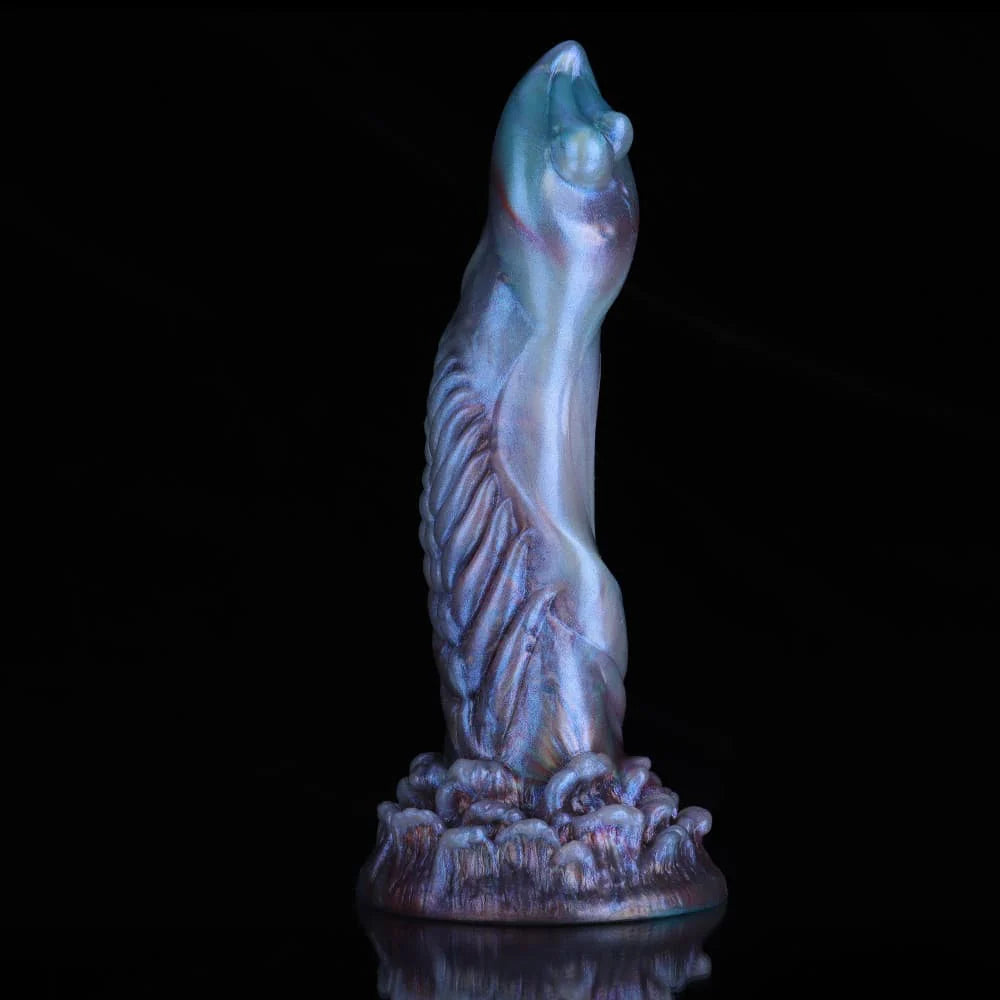 Gun Tip Blue Purple Gradient Dildo – Premium Silicone Fantasy Toy