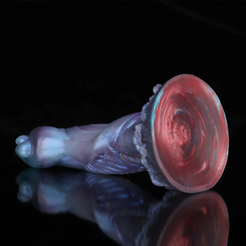 Gun Tip Blue Purple Gradient Dildo – Premium Silicone Fantasy Toy