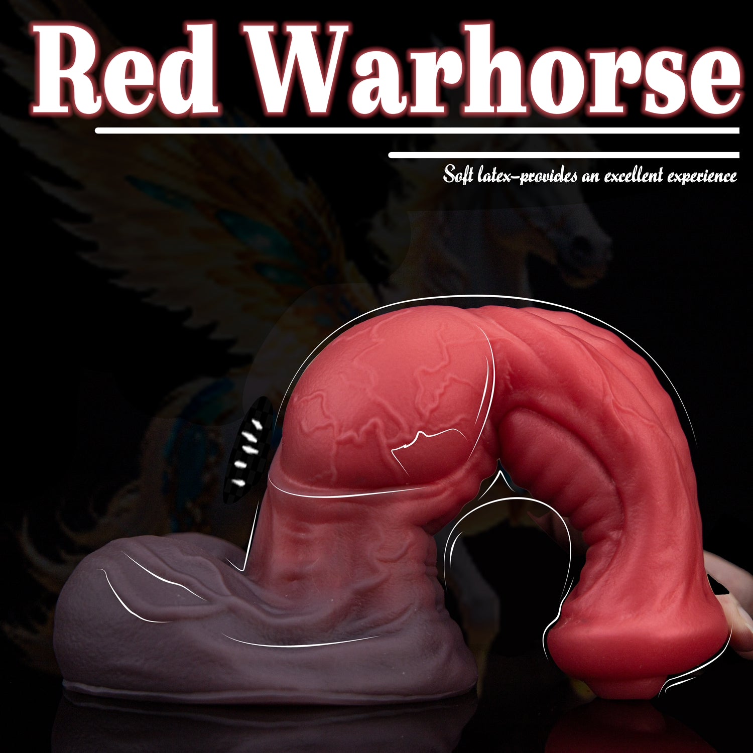 Horse Dildo – Realistic Liquid silicone with Textured Design