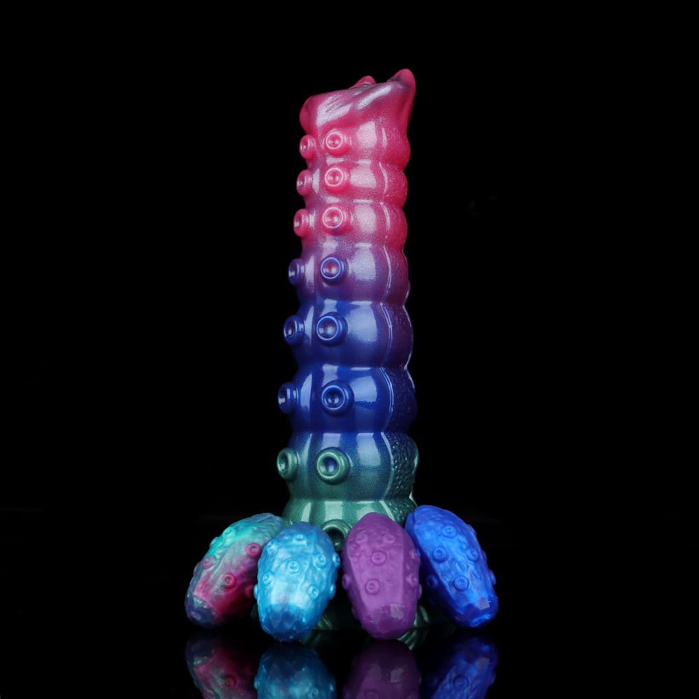 Inflatable Ovipositor Dildo – Fantasy Egg-Laying Roleplay Inflatable Toy（4 Eggs）