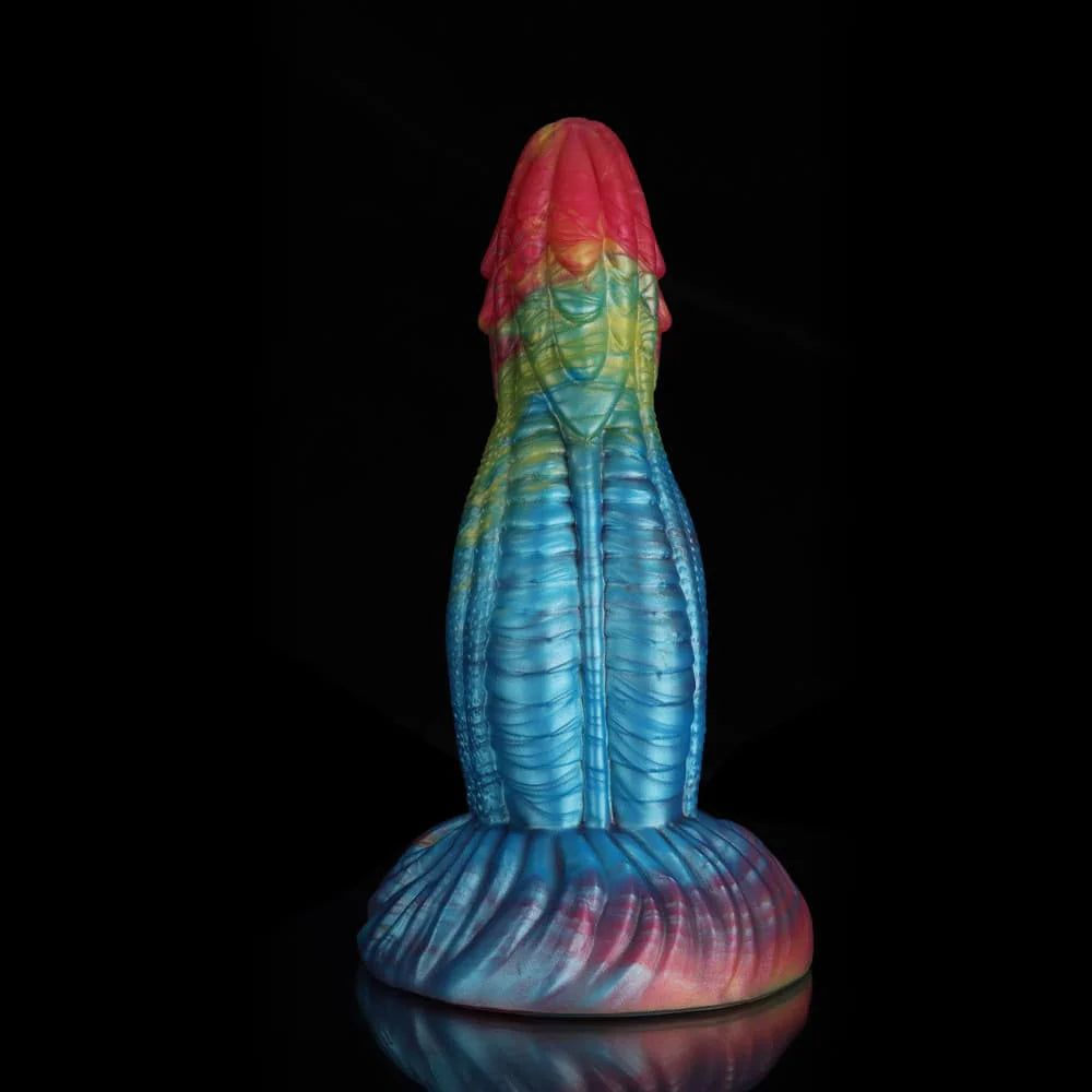 Kirin Rainbow Lumpy Dragon Dildo – Fantasy Silicone Toy