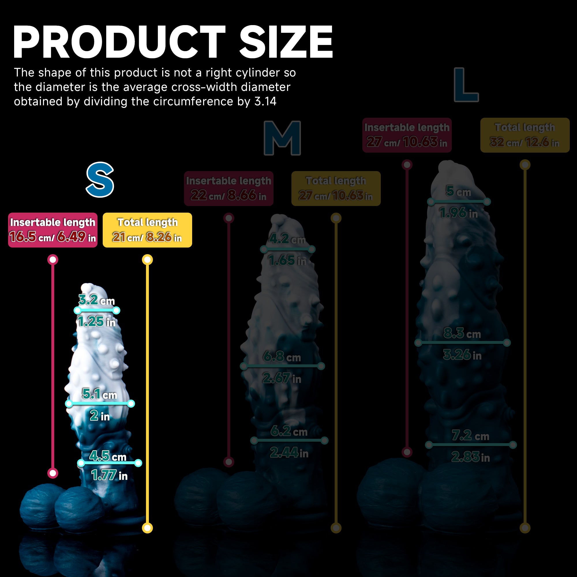 Koopa Silicone Monster Dildo – Suction Cup Base, Multiple Sizes Available