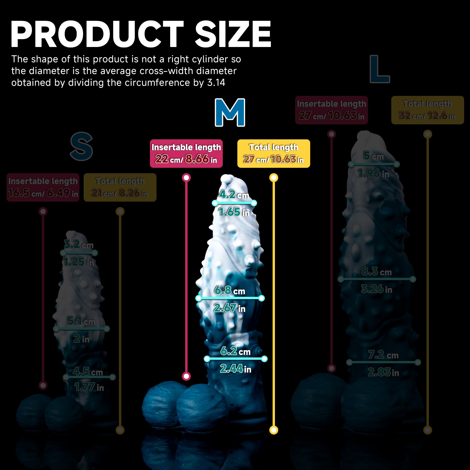 Koopa Silicone Monster Dildo – Suction Cup Base, Multiple Sizes Available