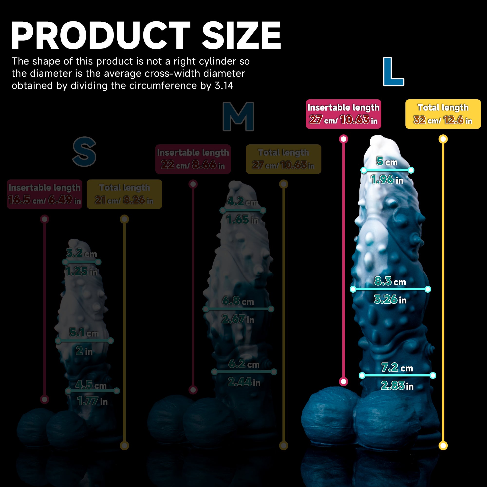 Koopa Silicone Monster Dildo – Suction Cup Base, Multiple Sizes Available