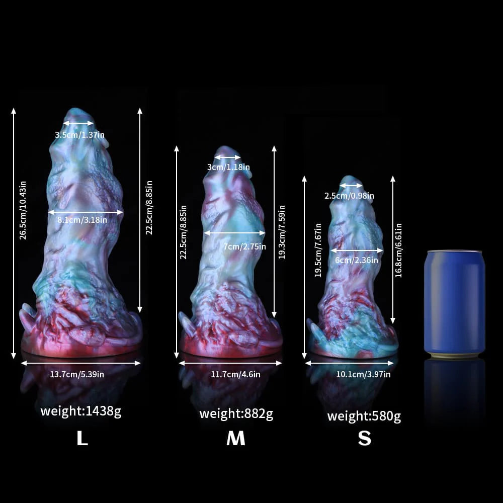 Leo Blue Purple Gradient Fantasy Dildo