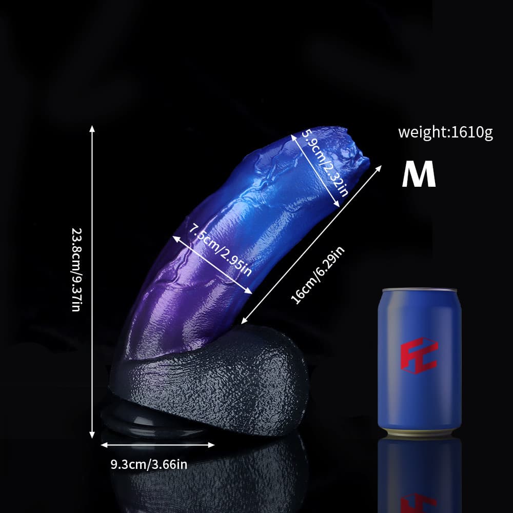 Naga Blue Purple Fantasy Dildo – Premium Silicone